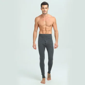 Mænds og kvinders termisk bukser uld tynde leggings problemfri selvopvarmende lange bukser for mænd og kvinder, par strik bukser