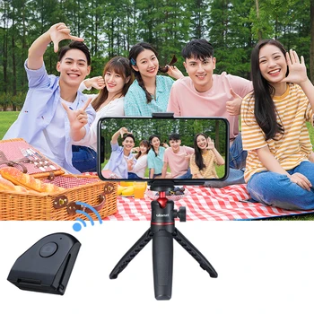 Ulanzi CapGrip Smartphone Håndholdte Selfie Booster Hånd greb Bluetooth-Fjernbetjening af Telefonen Lukker for iPhone og Android-Telefon