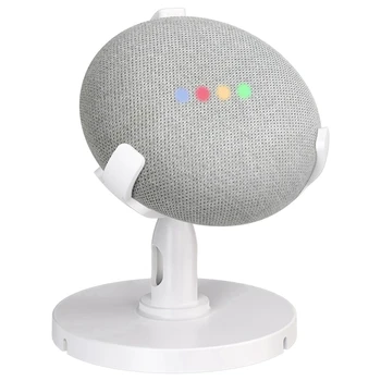 Bord-Holder til Google Startside Mini Stemme Assistenter, 360 graders Drejet bordholder Mount - Forbedrer Lyden Synlighed og Appea