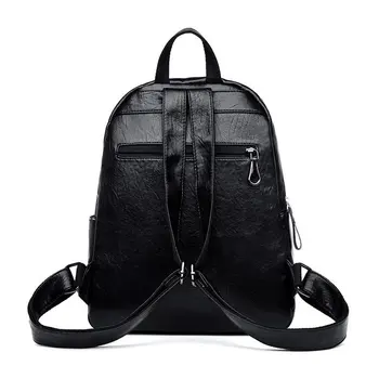 Unge dame tasker stor kapacitet i ægte læder teenage-pige, casual-school-rygsæk håndtasker rejsetasker uden poser
