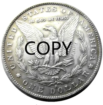 OS Komplet Sæt (1878-1921) P/S/D/O/CC 96pcs Morgan dollar Sølv Forgyldt Kopiere Mønter