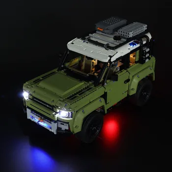 LED Lys-Kit Til 42110 Technic Serien For Defender Bil Model byggesten (Kun Lys i prisen) Hurtig Forsendelse