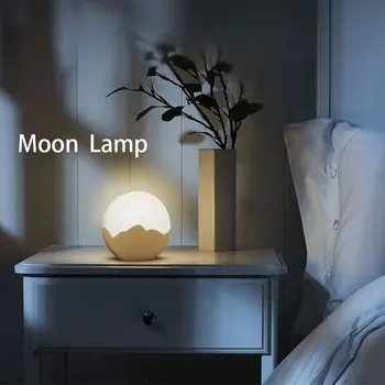 LED Nat Lys med Motion Sensor Touch Skifte LED Moon Lamp Børn, Baby Seng, Soveværelse Lampe USB-Dæmpbar Nat Lampe