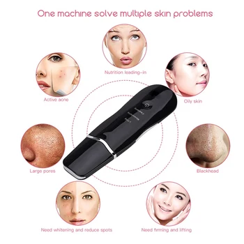 Beauty Star Ultralyd Ansigt Rengøring Hud Skrubber Facial Renere Hud Peeling Hudorm Fjernelse Pore Renere Ansigt Skrubber