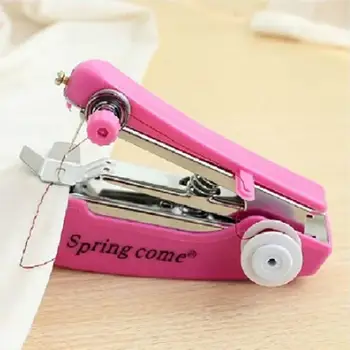 Bærbare Håndholdte Mini symaskinen Sy Sy håndarbejde Trådløse Tøj, Tekstiler, Elektriske symaskine, Sy dropshipping