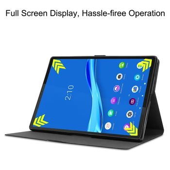 Tablet etui til Lenovo Fanen M10 FHD Plus TB-X606F TB-X606X 10.3 tommer Flip Stå, Dække med engelsk Russien Bluetooth Tastatur
