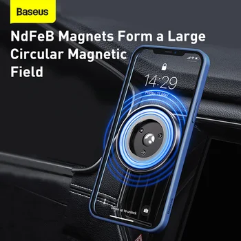 Baseus Magnetiske Bil Telefonen Mount Dashboards Navigation Phone Holder Luftudtag Magnetisk Tiltrækning Lufthuller Telefonen Stå