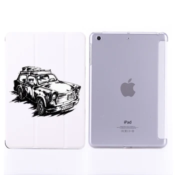 Bil Magnet Hvid Flip Cover Til Apple IPad Mini 4 7.9