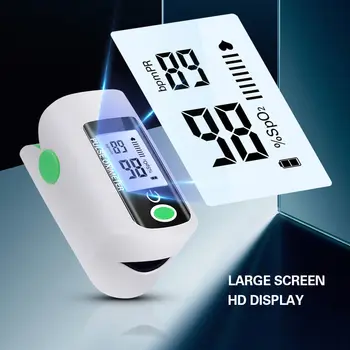 OLIECO USB-Genopladelige Digital Blood Pressure Monitor af Elektrisk Finger Pulse Oximeter Gave LCD-Bløde Hoved Termometer SPO2 PR