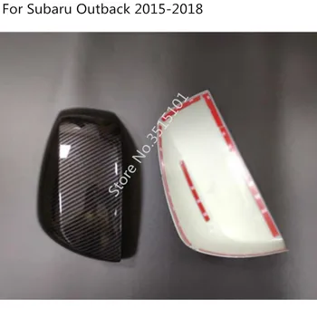 Bil Styling Kroppen Tilbage Bagfra Rearview Side Spejl Cover Stick Trim Ramme For Subaru Outback 2016 2017 2018