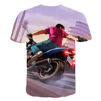 Baby Drenge 3D-T-Shirt gta 5 T-Shirt Gaden Kampen Spil Gta 5 Udskriv Grand Theft Auto Spil til Børn t-Shirt Børn Drenge Cool Tøj