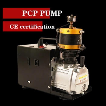 PCP Inflator 300bar 30mpa 4500psi 220V Elektrisk højt tryk luftpumpe vejrtrækning, Dykning scuba luftpumpe