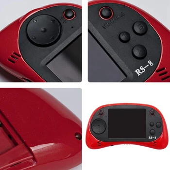 Børn Portable Game Spiller, RS-8 Retro 16-Bit-HD Håndholdte Spil Indbygget 42 Klassiske Spil 2,5 Tommer spillekonsol