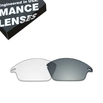ToughAsNails Udskiftning Linser for Oakley Fast Jacket Sunglasses Fotokromisk Klar (Objektivet Kun)