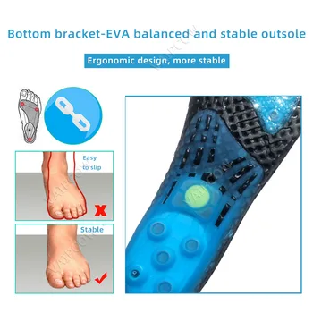 Foråret EVA silikone eneste orthotic indlægssåler til flade fødder arch support Sport indersål stødabsorbering Plantar Fasciitis Fødder Smerte