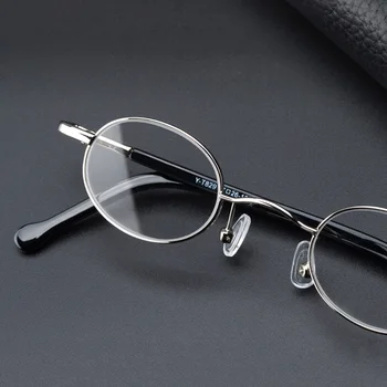 Vintage Små Ovale Briller Til Læsning Mænd Naturlig Krystal Sten Langsynethed Briller Kvinder Presbyopi Briller +1.0 1.5 2.0 2.5 3.5