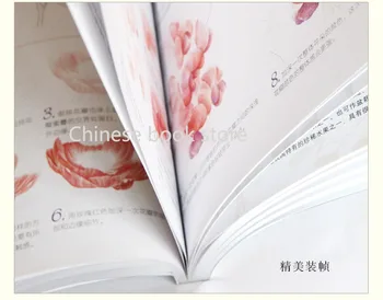 Booculchaha Kinesiske farve blyant bog for selv-lærende blomst maleri farve blyant tegning kunst bog , lære tilføje farve