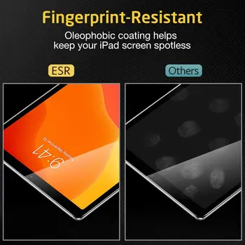 2stk Tablet Hærdet Glas Skærm Protektor Cover for Apple IPad 2020 8 10,2 Tommer HD Anti-Fingeraftryk Hærdet Film