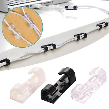 40PCS Wire Arrangør Fast Klip Wire, USB-Kabel, der Holder Tie Klip Fixer netværkskabel Data Kabel Spænde Opladning Linje Clable