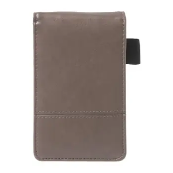 Pocket A7 Notebook Læder Cover Notesblok, Memo Dagbog Planner Med Lommeregner Business Arbejde kontorartikler W91A