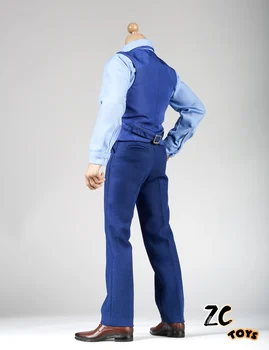 På Lager 1/6 Mandlige Figur Tilbehør Herren Wayne Ben Affleck Hoved Forme ZCtoys Kroppen Blå Tøj, der Passer Model for Fans Ferie Gaver