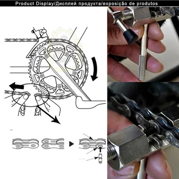 VXM Cykel Repair Tool Kits Bke Kæde Fjernelse/Beslag Remover/Frihjul Remover/Håndsving Aftrækker Remover Udendørs sport værktøj