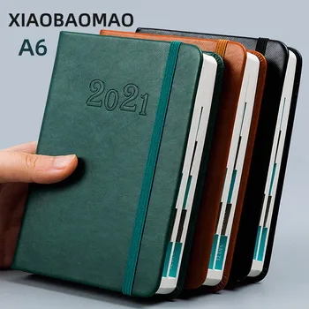 202 Ark A6 Mini Notebook Lomme Tidsskrifter Månedligt Ugentligt Dagligt Planner Studere Arbejde At Gøre Memo Puder Dagsorden Papirvarer