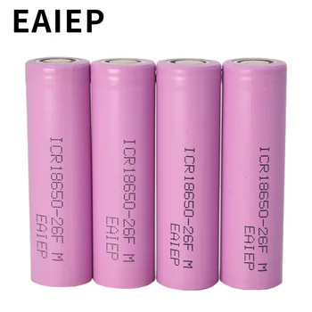 1-8STK Oprindelige EAIEP 18650 3,7 V 2600mah genopladeligt LIthium batteri li-ion 18650 til forlygte lommelygte