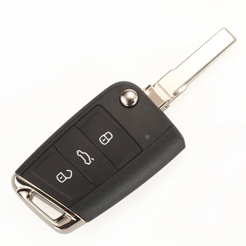 Kutery Keyless-Go Remote Bil Nøgle Til VW Volkswagan Sæde Golf7 MK7 Polo Touran Tiguan 3Buttons 434Mhz 5C Chip 5G6959752BL