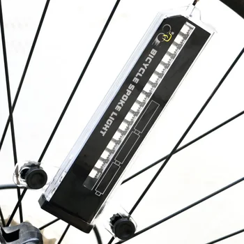 32 LED-Farve Cykel Talte Lys Vandtæt USB-Genopladelige Cykling Cykel Hjul Signal Dæk Lampe Cykel Tilbehør