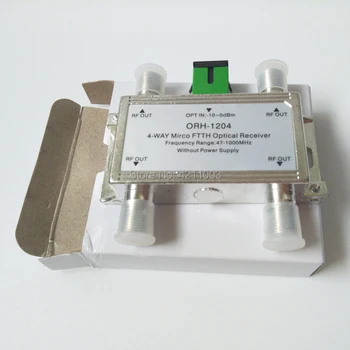 4-vejs passiv mini-CATV, Optisk Modtager ORH-1204 Optisk fiber node Modtager 47-1000MHz for optisk sender
