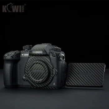 Kiwi Anti-Ridse kamerahuset Dække Huden Protektor Til Panasonic Lumix DC-GH5 GH5 Kamera Anti-Glide-3M Sticker Carbon Fiber Film