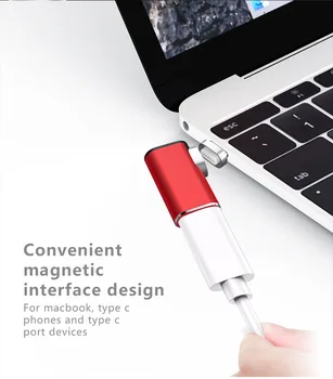 Sindvor USB Type C Type C Magnetisk Adapter Til Macbook Samsung s8 s9 LG OnePlus 5 5T 6 Hurtig Opladning Magnet, USB-Stik C
