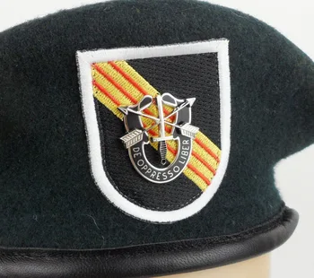 United States Army Special Forces Grønne Baret & Cap Badge AMERIKANSKE Militær Hat Verdens militære Butik