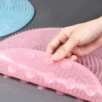 Non-slip Badeværelse Mat Krat Bad Massage Pad Cushion Brush Mat Pad til at Vaske Perle Fod Massage Pad Suge Rent Neglebånd