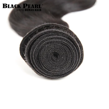 Black Pearl Peruvianske Kroppen Bølge Hår Extensions Non-Remy Human Hair Bundter Naturlige Farve 8-26 tommer 4 Bundter Gratis Fragt