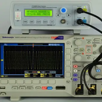 FY3200S 6MHZ Digital DDS Dual-channel-Funktion Signal Generator Vilkårlig Bølgeform/Puls Frekvens Meter OS