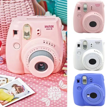 Kamera/video tasker beskyttende case case for polaroid mini 8 1stk casual, klassisk noctilucent(pink)