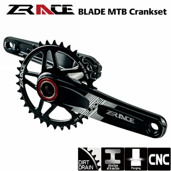 ZRACE BLADE 1 x 10 11 12 Speed Kranksæt Eagle Tand for MTB XC/TR/AM 170/175mm, 32T/34T/36T,BB68/73 Chainset for mtb cykel