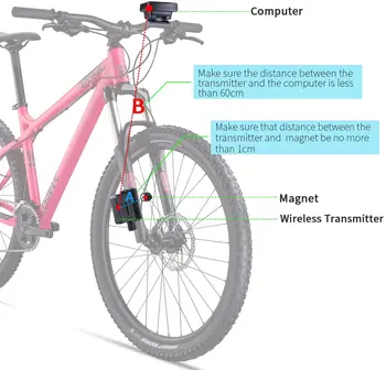 Cykel Computer Cykel Speedometer Hastighed Meter Digital Multifunktions Vandtæt Cykelcomputer Med Måling Af Hastigheden Kablede Stopur