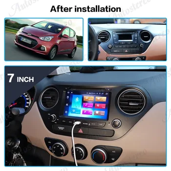 Android-10 PX6 DSP For Hyundai Grand I10 2018 2019 Bil Ingen DVD-GPS Multimedie-Afspiller hovedenheden Radio Audio Stereo Carplay 4+64GB