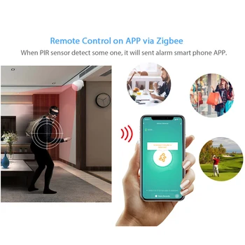 Ewelink Zigbee PIR Sensor bevægelsessensor Ewelink APP Trådløst forbinde med Gateway Smart security alarm system