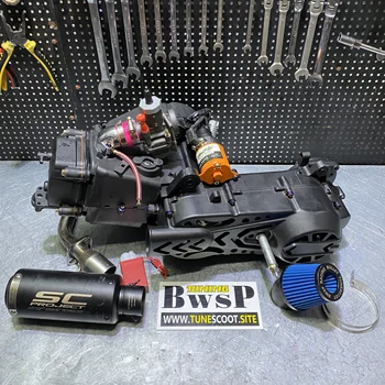 BUGGY 157QMJ Motor 182cc Tuning Fuld Komplet Med 4 Ventiler 62mm Cylinder Krumtap +3mm BWSP Performance Upgrade Sæt