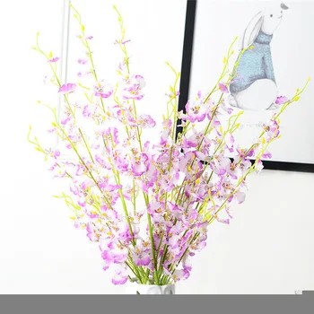 90Cm Lange 1PC Blå Pink Butterfly Orchid Kunstige Blomster DIY Nye År Hjem Dekorationer, Bryllup Valentine ' s Day