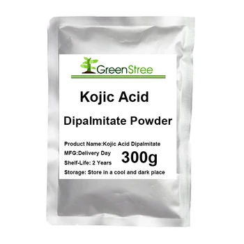Kojic Acid Dipalmitate Pulver Hæmme melanin, kridtning af huden, antioxidation og forsinke aldring