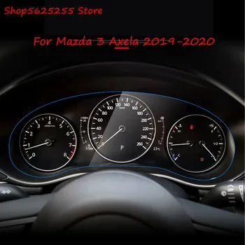 Bil Instrument Panel Protektor For Mazda 3 Axela 2019 2020 Dashboard Membran Film Bil Instrument Panel Skærm Protektor