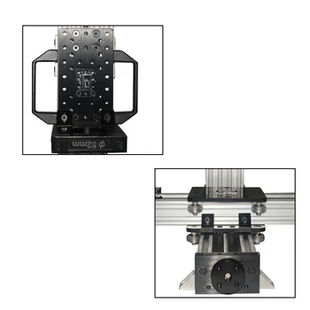 MiniMill CNC-Maskine Mekaniske Kit 3-Akset Desktop CNC DIY Kit med 1.26 N. m Nema23 Stepper Motorer