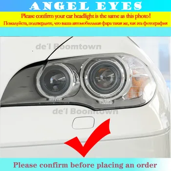 DTM Style Hvid Krystal LED angel eyes halo ringe Til BMW X5 e70 2007 2008 2009 2010 2011 2012 2013 Bil model
