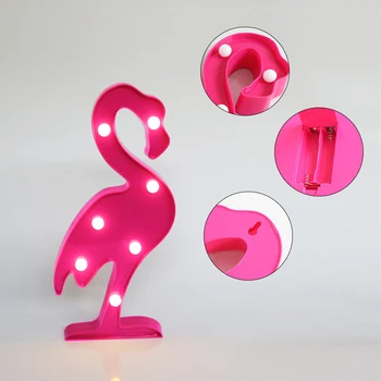 Pære LED Nightlight Lampe Flamingo Kids room dekorationer LED Lys Unicorn Vedhæng Lys Ananas Kaktus Stjernede Luminary væglampe