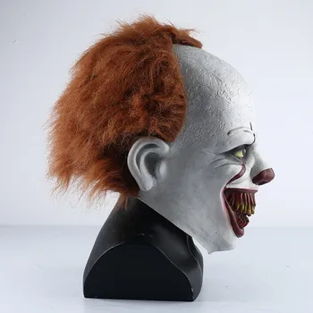 2019 Joker Pennywise Maske Stephen King, Det Kapitel To 2 Horror Cosplay Latex Masker Hjelm Klovn Halloween Fest Kostume, Rekvisitter